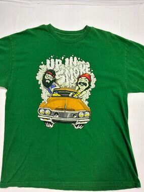 Cheech & Chong Up in Smoke Green Graphic Tee XL
